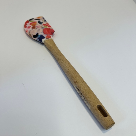 Anthropologie Luna Spatula Floral Wood Silicone Spatula - Picture 5 of 9